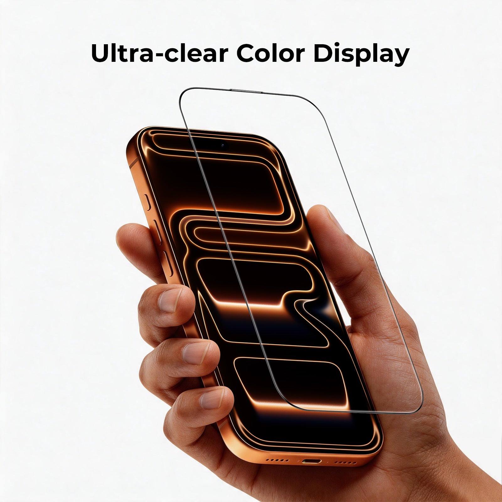 Auto-Align Tempered Glass Screen Protector with Dust-Free Box